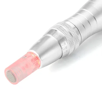 DOBRÝ deň, TVÁR Elektrické Derma Pero 7 Farieb LED Svetlá Photon Pero s 12 Pin Nastaviteľné Nano a Mikro Ihly starostlivosť o Tvár nástroj