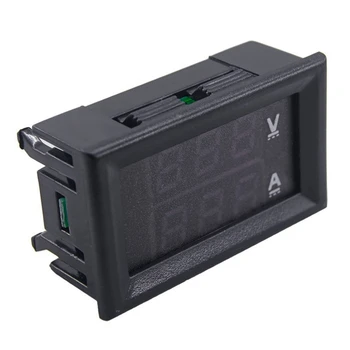 3ks LED Digitálne DC 0-100V 10A Napätie Amp Volt na Meter Panel Dual Voltmeter Ammeter Tester