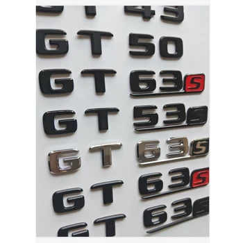 Kufor Písmená Emblémy Odznaky, Nálepky na Mercedes Benz C190 Kupé X290 R190 Kabriolet AMG GT40 GT43s GT50 GT63s GT53s 4MATIC+