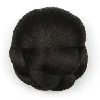 Ženy Klip Veľké Vlasy Buchta Hairpiece Predlžovanie Vlasov Pre Nevestu Pokrývku Hlavy