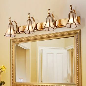 Kúpeľňa Zrkadlo Nástenné Svietidlo Klasické led Obraz Svetla Salon Oblečením Zrkadlo na Stenu Sconce Svietidlo Kúpeľňa Lampa make-up