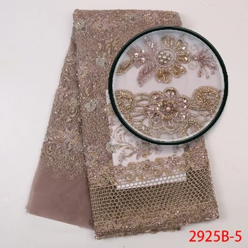 Dobby textílie indickej čipky sequin tylu bavlna voile textílie africkej tlače sequin výšivky tylu dubaj champagne gold XZ2925B