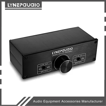 Mini Full-vyvážený Pasívne Predzosilňovač 2-Kanálový Pre-Zosilňovač Audio Radič Pre Domov