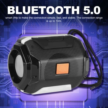 Prenosné Bluetooth Reproduktorov 5.0 Bezdrôtový Stereo Bass Soundbar Stereo subwoofer Outdoorové Športy Podpora TF Karty, FM Rádio, AUX