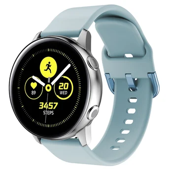 20 mm Športové Silikónové Watchband Pre Samsung Galaxy Sledovať Active Smart Hodinky Remienok Pre Galaxy 42mm Výstroj Šport S2 Klasické Hodinky Band