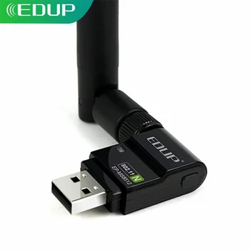 EDUP WiFi USB Adaptér 300mbps Vysokým Ziskom 6dBi Anténa USB Ethernet Adaptér PC Bezdrôtový Adaptér, Jednoduchá Inštalácia pre Windows, Mac OS