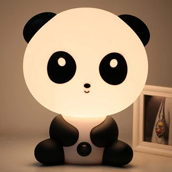 EU/ US Plug Zvierat Čítanie Stolové Lampy Pre Deti LED Nočné Svetlo Cartoon Panda Jednorožec Spálňa Posteli Dekorácie Svetlá