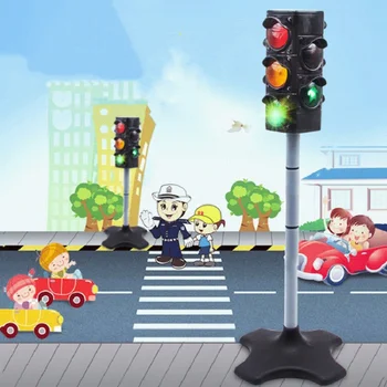 Mš Simulačné semafory Kognitívne Bezpečnosti Prekročení Cestné Dopravné Signálne Svetlá Detí Raného Vzdelávania Educati
