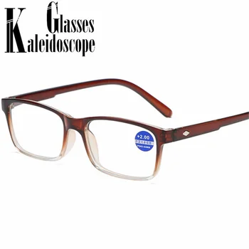 Anti-modré svetlo na Čítanie Okuliare Ženy Muži Luxusné Okuliare, Transparentné Presbyopia Okuliare Anti-únava Ďalekozrakosť Diopter +1.0 1.5