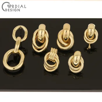 Srdečné Dizajn 50Pcs Šperky Zistenia & Components/Náušnice Stud/Nepravidelné Skrútený Tvar/Hand Made/DIY Výrobu alebo Náušnice Príslušenstvo