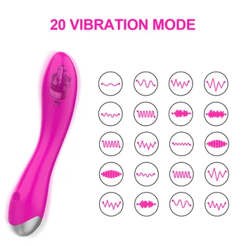 VATINE 20 Rýchlosti G-Spot Vibrátor Klitorálny Stimulátor USB Nabíjanie Žena Masturbator AV Prútik Sexuálne Hračky pre Ženy Vaginálne Masér