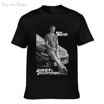 Móda voľný čas Paul Walker Ulici Racingss Rýchlo N Zúrivý bavlna grafické t košele muž t-shirt 2020