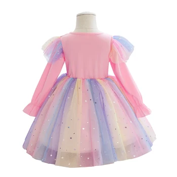Dieťa Vyšívané Formálne Princezná Šaty pre Dievča Elegantné Narodeninovej Party Šaty Dievča Šaty Dieťa Dievča Vianočné Oblečenie 2-10 Rokov