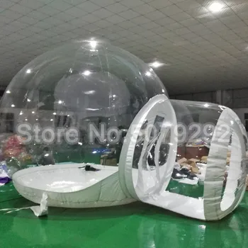 Rýchle Dodanie Nafukovacie Bublina Dome Stan S Ventilátorom 3M 4M 5M Dia Iglu Dom Stan Jasné Bublina House Hotel Populárne Bubble Tree