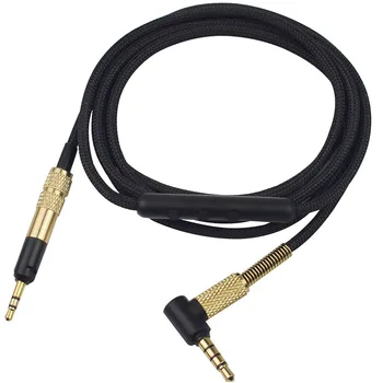 SHELKEE 3,5 mm do 2,5 mm Náhradný Upgrade Audio Kábel Pre Sennheiser Momentum 2.0 slúchadlá kábel s MIKROFÓNOM