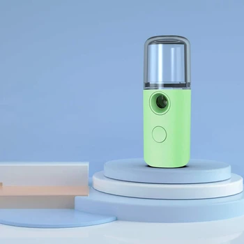 Prenosné Nano Vody, Doplňovanie Zvlhčovač USB Nabíjanie Ručné Sprchová Pračka vzduchu Vhodná pre Cestovné Kancelárie Zelená