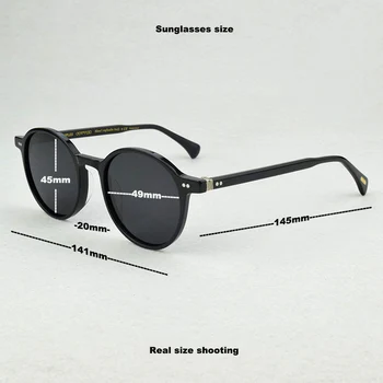 OV5585 vintage Kolo polarizované slnečné okuliare ženy 2021 Značky luxusné dizajnér slnečné okuliare pre mužov Jazdy dámske slnečné okuliare UV400