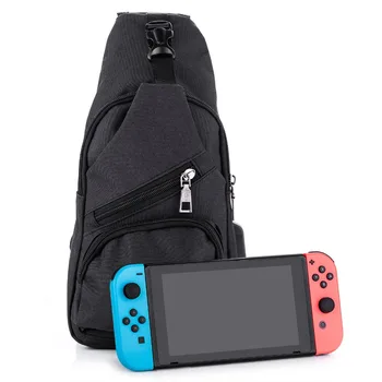 Módne Športové Multifunkčné Plátno Taška Cez Rameno Prenosné Vonkajšie Náprsné Vrecko Skladovanie Balík Pre Nintendo Prepínač