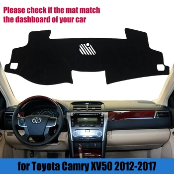 Slnečník Dashmat Koberec Pre Toyota Camry 50 XV50 2012~2017 Anti-Slip Mat Panel Kryt Pad Auto Príslušenstvo, 2013 2016