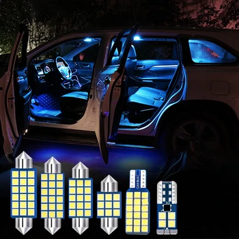 Pre Chevrolet Cruze 2016 2017 2018 2019 5 ks Súprava bez Chýb 12v LED Žiarovka Interiéru Vozidla Dome Čítanie Žiarovky Kufor Ľahké Príslušenstvo