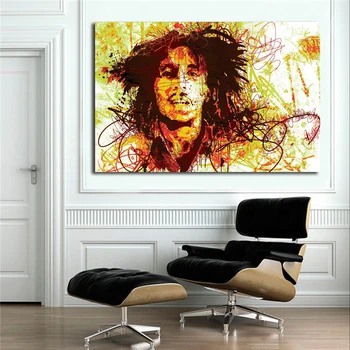 Reggae Om Namah Shivay Bob Marley Tapety Maliarske Plátno Tlačiť Spálňa Domáce Dekorácie Moderné Nástenné Art olejomaľba Plagát HD