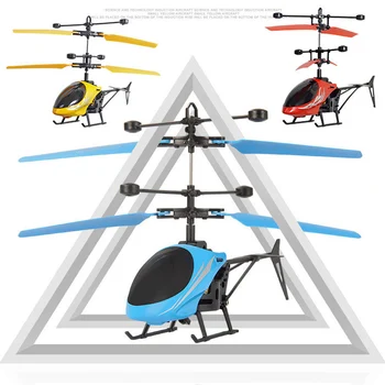 Deti Hračky Mini Bezpilotné Lietadlo, Vrtuľník Pozastavenie Indukčné Vrtuľníky LED Svetlo-up, Hračky pre Deti,