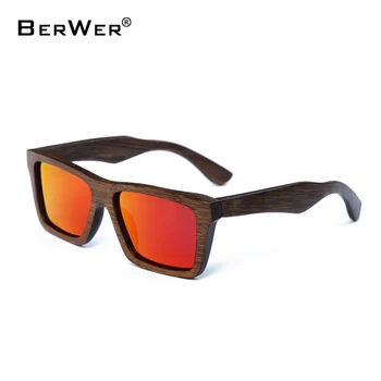 BerWer 2020 Dreva Okuliare hnedého bambusu slnečné Okuliare Okuliare Príslušenstvo Ženské Okuliare Mužov okuliare