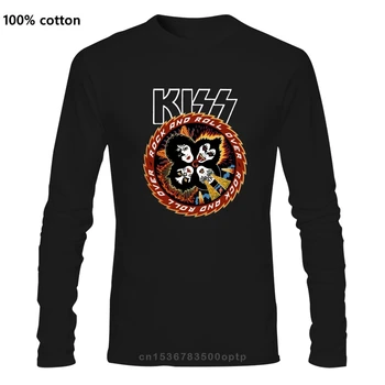 Rocková Kapela Kiss T Shirt Roll Over New Black Veľkosť Pánske S-3Xl Slogany Prispôsobené Tee Tričko