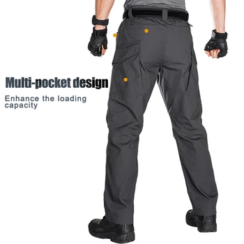 ZADARMO VOJAK outdoorové športy taktických vojenských kamufláž nohavice muž nohavice s multi vrecko na kempovanie turistika