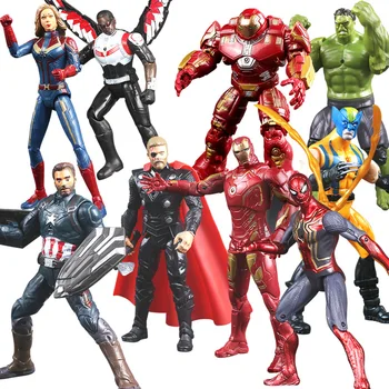 NOVÉ Marvel Avengers 4 Koncovka Filmu, Anime Super Heros Kapitán Amerika Ironman hulk thor Superhrdina Akcie Obrázok