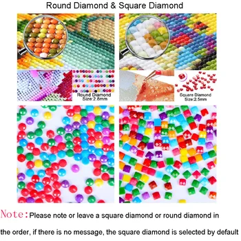 Nové 5D Krajiny Diamond Maľovanie Diy Kolo Diamant, Kryštál, Diamant Maľovanie Výšivky Domova Diamond Mozaiky Spálňa Decor