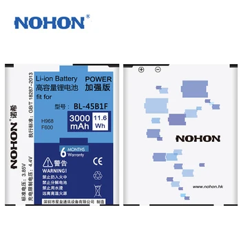 Pôvodné NOHON Batéria Pre LG V10 P880 G3 G4 G5 BL-45B1F BL-53QH BL-53YH BL-51YF BL-42D1F Náhradnú Lítium-Polymérovej Batérie