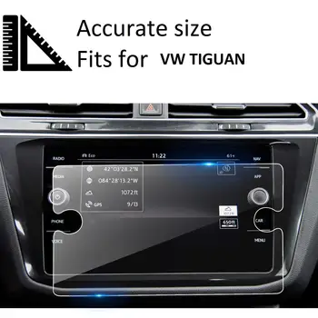 Pre Volkswagen Tiguan 2018 2019 pre VW Tvrdeného Skla Screen Protector Auto Navigácie