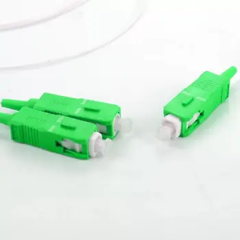 Optické vláknové PLC Splitter SC 1 : 2 Mini oceľové rúry typ 1x2 0,9 mm Vlákno Opitc Splitter SC/APC Konektor 5 KS/Veľa
