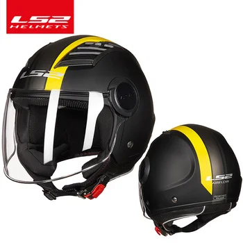 LS2 prúdenie vzduchu motocyklové prilby 3/4 otvorenie tvár lete polovicu tváre motorke čele capacete casco LS2 OF562 jet skúter prilby