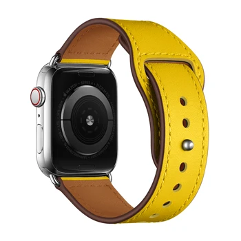 Mens pásmo pre apple hodinky series 5 4 3 2 1 Viotoo šport kapela Originálne kožené pútko pre iWatch zápästie watchband uzavretie Ručné