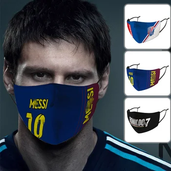 2020 Módne Futbalový Klub Mask Francúzsko TALIANSKO Futbal Dospelých Masky Opakovane Umývateľný Futbalových Fanúšikov Cosplay masque