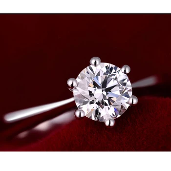 Romantický Snubné Prstene, Šperky Cubic Zirconia Krúžok pre Ženy, Mužov 925 Sterling Silver Krúžky Príslušenstvo