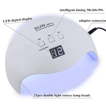 Profesionálne SLNKO X9 Plus LED Žiarovka 40W Nechtov na Vlasy LCD Displej 21 Led diód na Nechty, Vlasy Lampa Pre Manikúru, Gélové poľské Auto Senzor, Časovač
