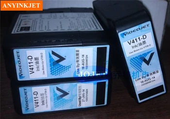 Zbrusu nový, originálny Videojet V411 atrament V411-D atrament(s cartirdge+atrament+čip)