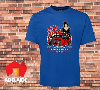 2019 Nové Príležitostné Pohode Tee Tričko Funny T-shirt DTG Vytlačené s Old School Rockabilly Hot Rod 60. Malé 7XL Hot Predaja T-shirt