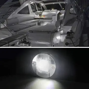 2KS LED Smerové Svetlá Lodí Morských Indikátor Spot Light Morských Lodí Yacht Svetlo svietenie Na Lodi