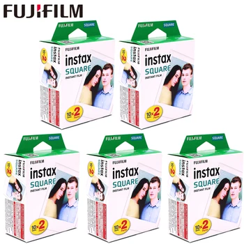 Fujifilm Instax Námestie Biely Okraj Black Filmy Foto Papier (10-100 ks) pre Instax SQ10 SQ6 Instantné Fotoaparát Zdieľať SP-3 Tlačiareň