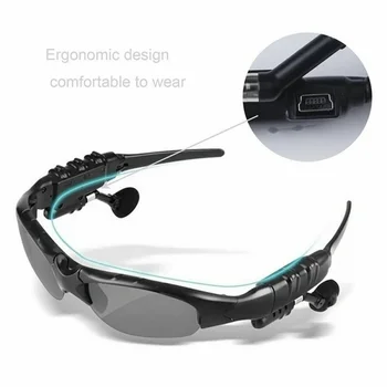 Smart Bluetooth slnečné Okuliare Stereo Handsfree Headset MP3 na Koni Okuliare Telefón Požičovňa Vonkajšie Športové Bežecké Farebné Slnko Objektív