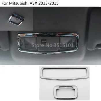 Auto kryt ABS Chrome hlavy vpredu zadné zadné čítanie čítanie strechy ľahký rám spínač výbava tlačidlo Pre Mitsubishi ASX 2013