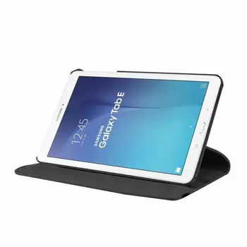 360 Rotujúce obal pre Samsung Galaxy Tab E 9.6 T560 T561 Flip Držiak na Stojan PU Kožené Kryt Pre Galaxy Tab E 9.6 SM-T560 SM-T561