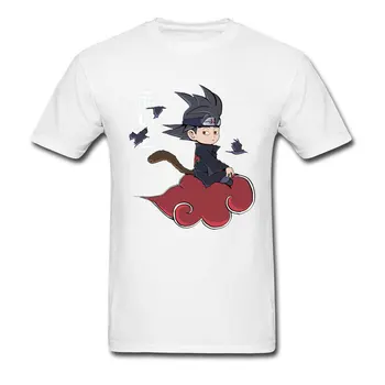 Naruto T-shirt Mužov Japonskom Anime T Shirt Red Cloud Uchiha Itachi Tričko Legrační Karikatúra Tlače Bavlnené Šaty Plus Veľkosť Chlapci Top Čaj