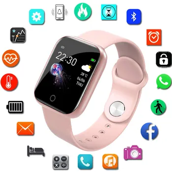 Bluetooth Hodinky Mužov 2021 Smart Hodinky Pre Android IOS Elektrický Smart Hodiny Námestie Smartwach Silikónové Fitness Tracker Smartwatch