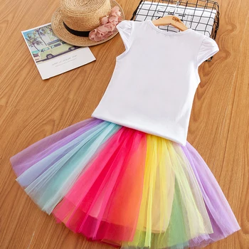 Fancy Baby Girl Jednorožec Šaty Princezná Dievčatá Narodeninovej Party Zdobiť Kostým Detský Tutu Šaty Oblečenie Detí Letné Oblečenie