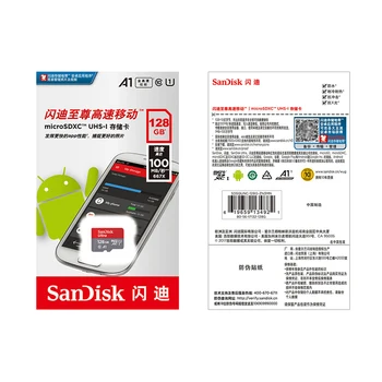 SanDisk Originálne micro sd 512G 400G 256G 200G 128 GB 64 GB 32 GB, 16 GB TF pamäťovú kartu microsd class10 Pôvodného Produktu